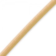 Sheathed elastic cord 3mm Light Brown x 1 m|raw }}