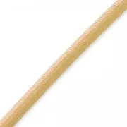 Sheathed elastic cord 3mm Light Brown x 1 m