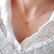 10x4mm Oval Faceted Charm with Small Balls - Fine Gold plated - Smoky Quartz x1