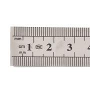 15cm Stainless steel graduated ruler x1