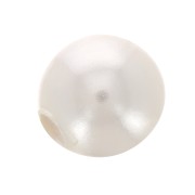 3mm PureCrystal Half-drilled Pearl 5818 - White Pearl x1|raw }}