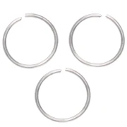 Open rings 10x0.8 mm - 304L stainless steel x25