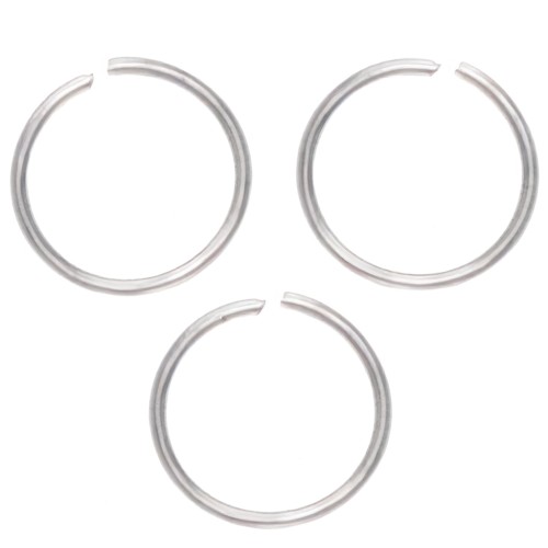 Open rings 10x0.8 mm - 304L stainless steel x25