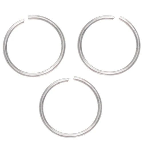 Open rings 10x0.8 mm - 304L stainless steel x25