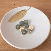 12mm Lise Tailor Button - Verbena x1