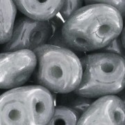 SuperDuo 2.5x5mm Opaque Grey Ceramic Look x10g|raw }}