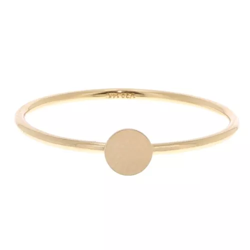 Gold filled Fine ring with tray for 4 mm cabochon - Size 57 x1