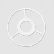 Lampshade Head ring 10 cm white x1