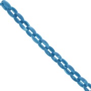 11mm Acrylic cable chain - Marbled Petrol Blue x1m|raw }}