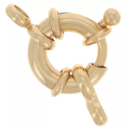11mm Buoy Clasp - Fine Gold Plated x1