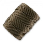C-Lon Tex 400 Bead Cord 0,90mm  Sepia x 35 m