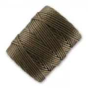 C-Lon Tex 400 Bead Cord 0,90mm  Sepia x 35 m