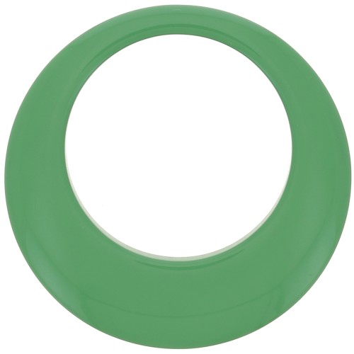 50mm Opaque resin hollow circle pendant - Green x1