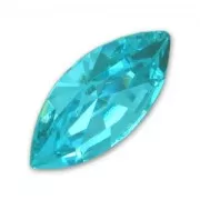 PureCrystal Navette 15x7mm Light Turquoise