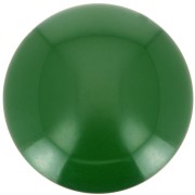 14mm Opaque resin cabochon - Dark Green x1