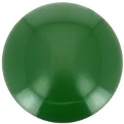 14mm Opaque resin cabochon - Dark Green x1