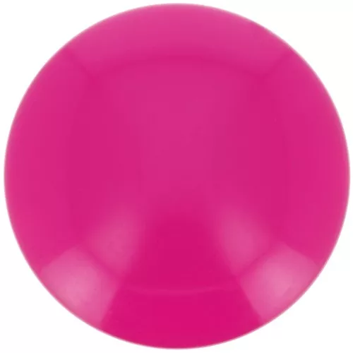 14mm Opaque resin cabochon - Fuchsia x1