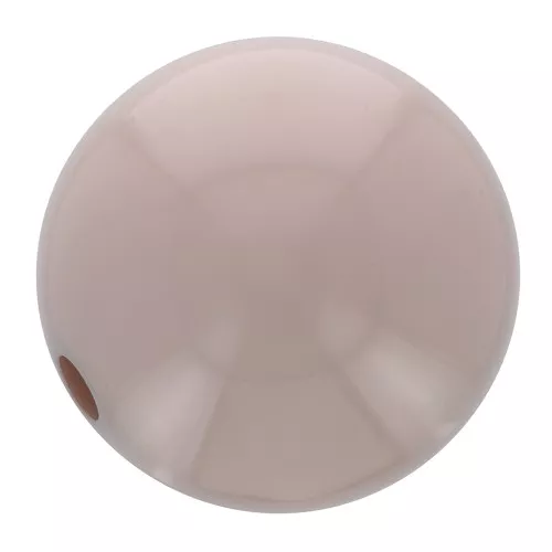 8mm Opaque resin bead - Taupe Color x1