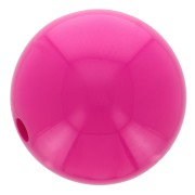 10mm Opaque resin bead - Fuchsia x1