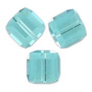 PureCrystal 5601 Cubes 4mm Light Turquoise x8