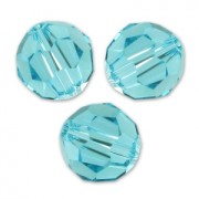 Round bead PureCrystal 5000 8 mm - Light Turquoise x1