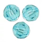 Round bead PureCrystal 5000 8 mm - Light Turquoise x1