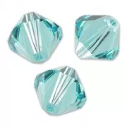 PureCrystal 5328 Crystal Bicones 5mm Light Turquoise x20
