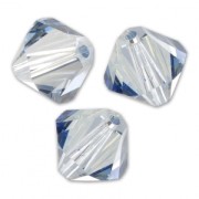 PureCrystal 5328 Crystal Bicones 4mm Crystal Blue Shade x50