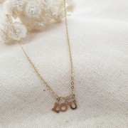 8mm Alphabet letter Charm with closed ring - C - Light Gold filled x1