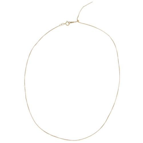 0.8mm Gold filled Venetian mesh Adjustable choker x48cm