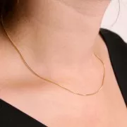 0.8mm Gold filled Venetian mesh Adjustable choker x48cm