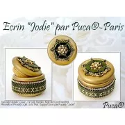 32x43mm Decorative wooden stand par Puca® - Jodie - Secret Box - Natural x1