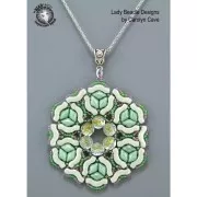 3x12mm 3-hole Bridge Glass Beads - Gold Mat x10g