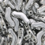 3x12mm 3-hole Bridge Glass Beads - Full Labrador x10g|raw }}