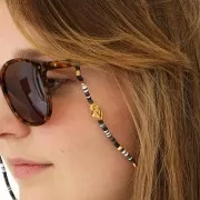 16x10mm Mexican Ex-voto heart bead - Fine Gold plated x1