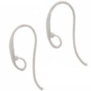925 Sterling Silver 16mm Design earwires x2
