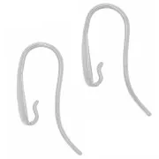 925 Sterling Silver 18mm Design earwires x2
