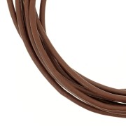 Leather cord 2mm Brown x 2m|raw }}