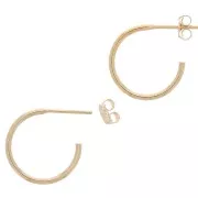 15mm Gold filled hoop earrings to decorate x2