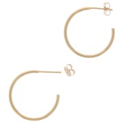 20mm Gold filled hoop earrings to decorate x2
