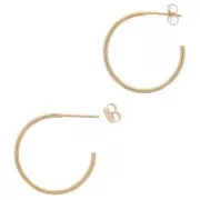 20mm Gold filled hoop earrings to decorate x2