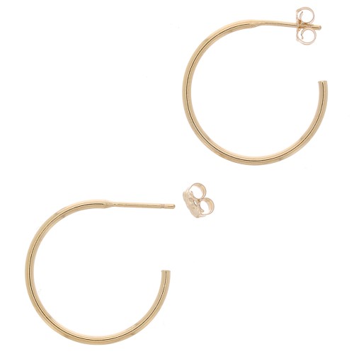 20mm Gold filled hoop earrings to decorate x2