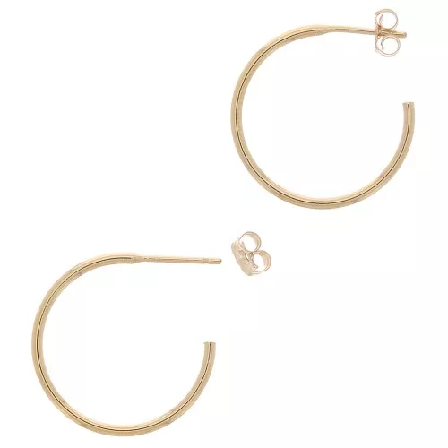 20mm Gold filled hoop earrings to decorate x2