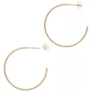 30mm Gold filled hoop earrings to decorate x2