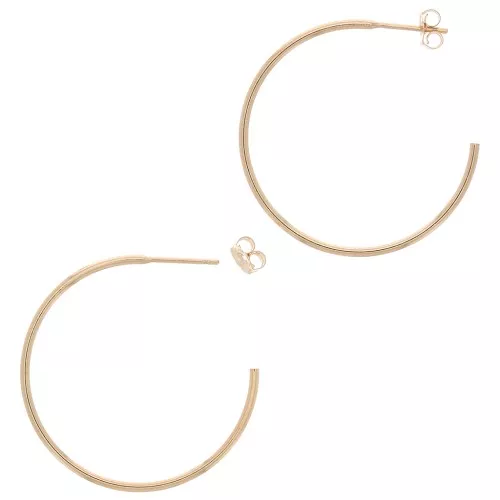 30mm Gold filled hoop earrings to decorate x2