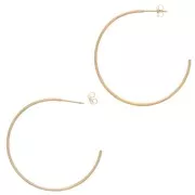 38mm Gold filled hoop earrings to decorate x2
