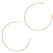 55mm Gold filled hoop earrings to decorate x2|raw }}