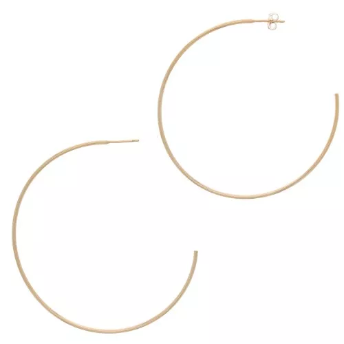 55mm Gold filled hoop earrings to decorate x2