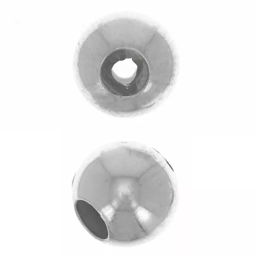 8mm 925 Sterling Silver Stopper Bead with a hole of 2.7 mm x1