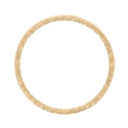 15mm Gold filled Diamond effect closed ring x1|raw }}